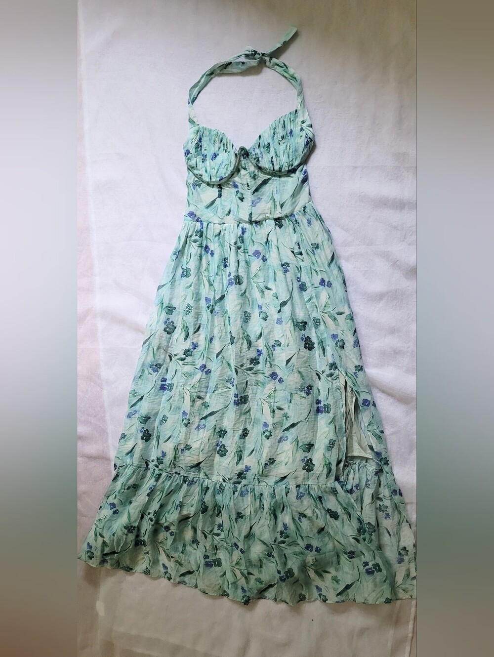 NWOT! ASTR Formal Garden Party Anthro Women's Kelby Corset Fall Maxi Dress Small - Picture 10 of 17